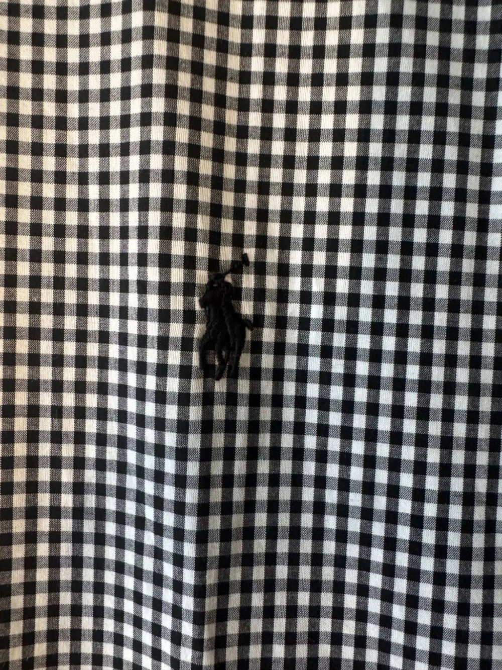 Ralph Lauren Black & White Gingham Button-Down Shirt size 2XB